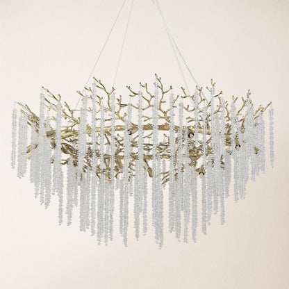 Snow Tree Branch Chandelier 120cm D