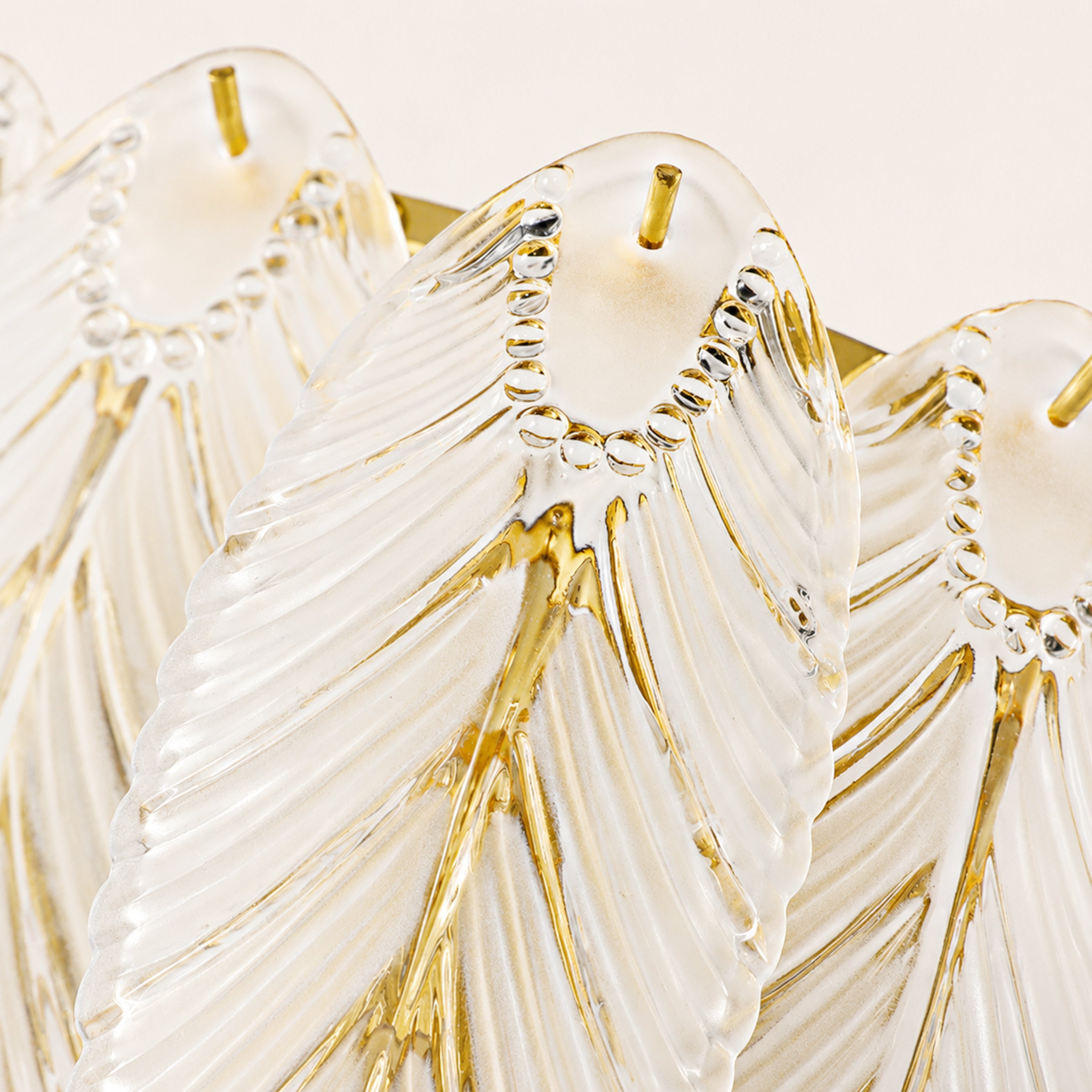 Aveline Crystal Feather Wall Sconce