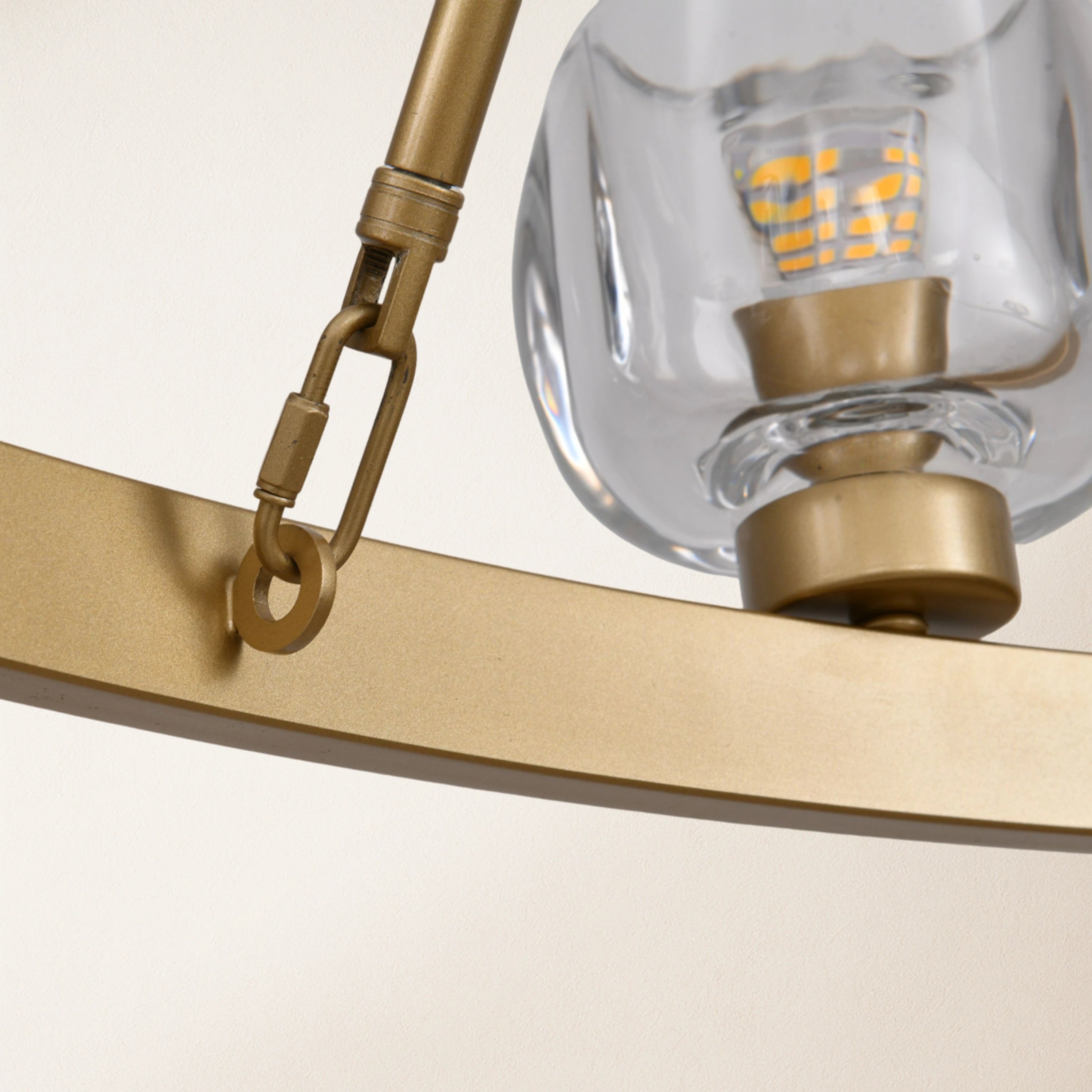 Vellum Round Chandelier 122cm D