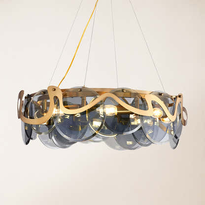 Avenor Ambient Glass Round Chandelier