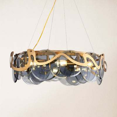 Avenor Ambient Glass Round Chandelier