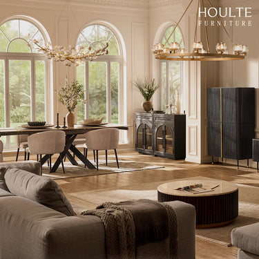 Vellum Round Chandelier 122cm D