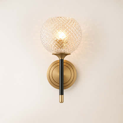 Telara Lattice Glass Wall Sconce