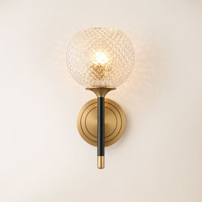 Telara Lattice Glass Wall Sconce
