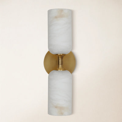 Axis Alabaster Wall Sconce 14"H