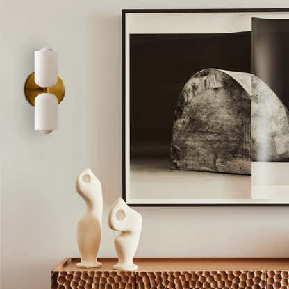 Caleb Glass Wall Sconce 12 cm W