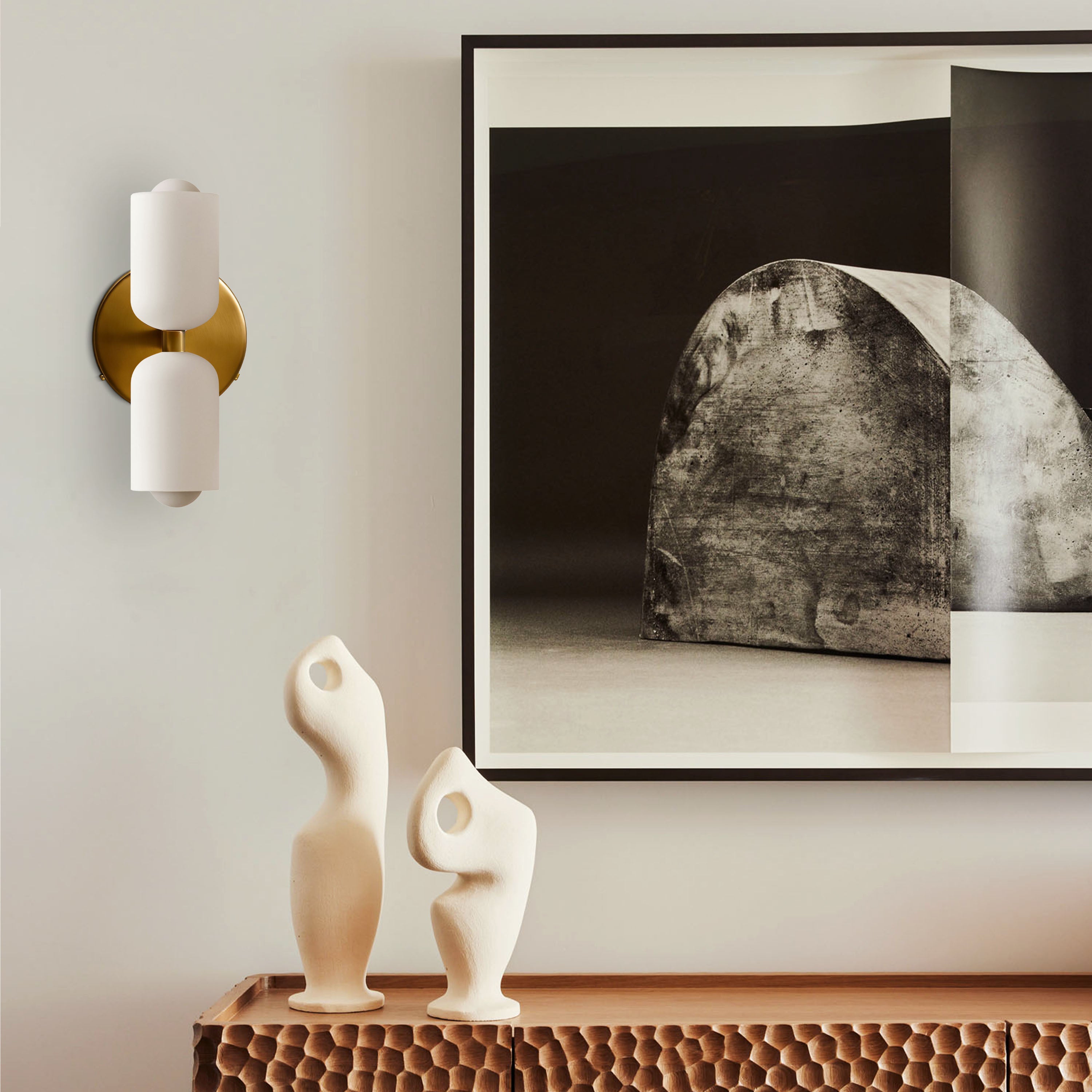 Caleb Glass Wall Sconce 12 cm W