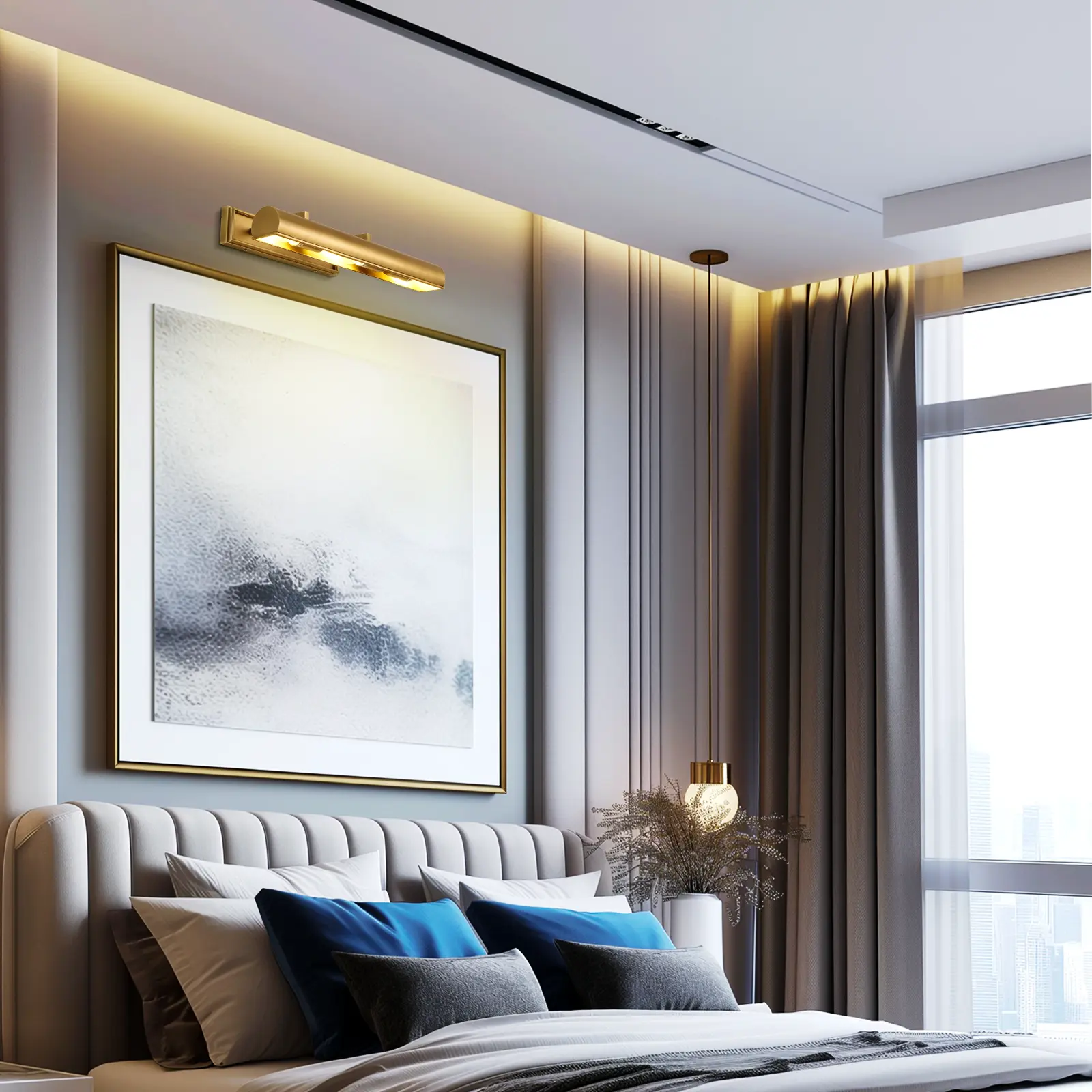 Galleria Brass/Bronze Picture Light 61cm
