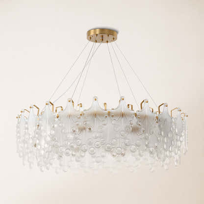 Veliora Layered Glass Chandelier