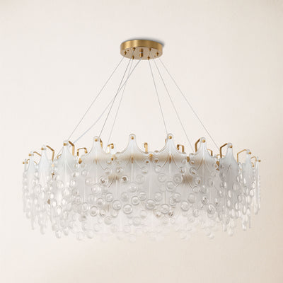 Veliora Layered Glass Chandelier