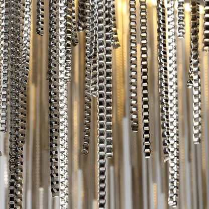 Teresa Cadena Steel Tassel Chandelier 80cm D