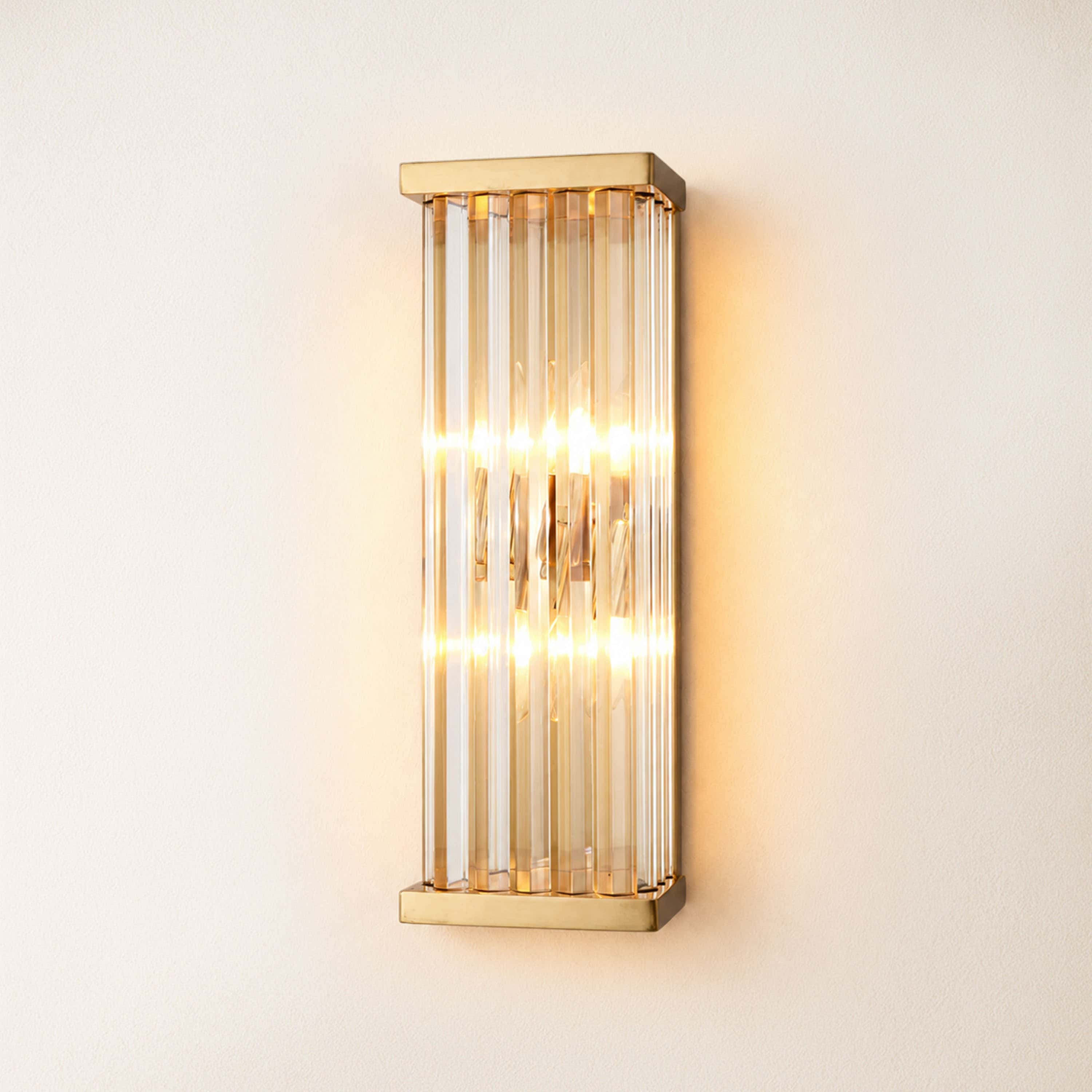 Aethon Crystal Linear Wall Sconce