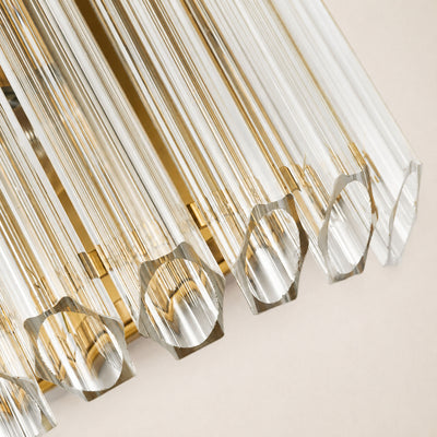 Virella Crystal Tube Wall Sconce