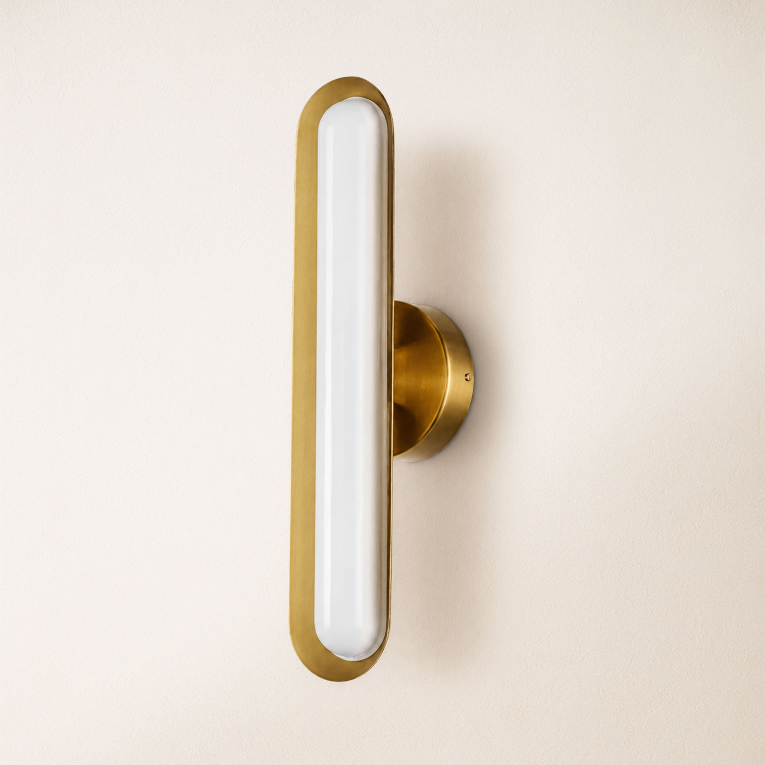 Ovida Glass Oval Wall Sconce
