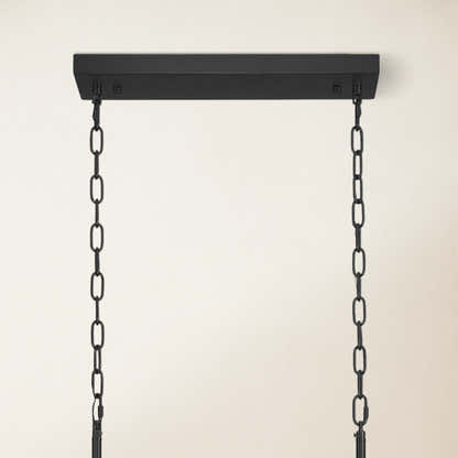 Caldera Alabaster Rectangular Chandelier 40"