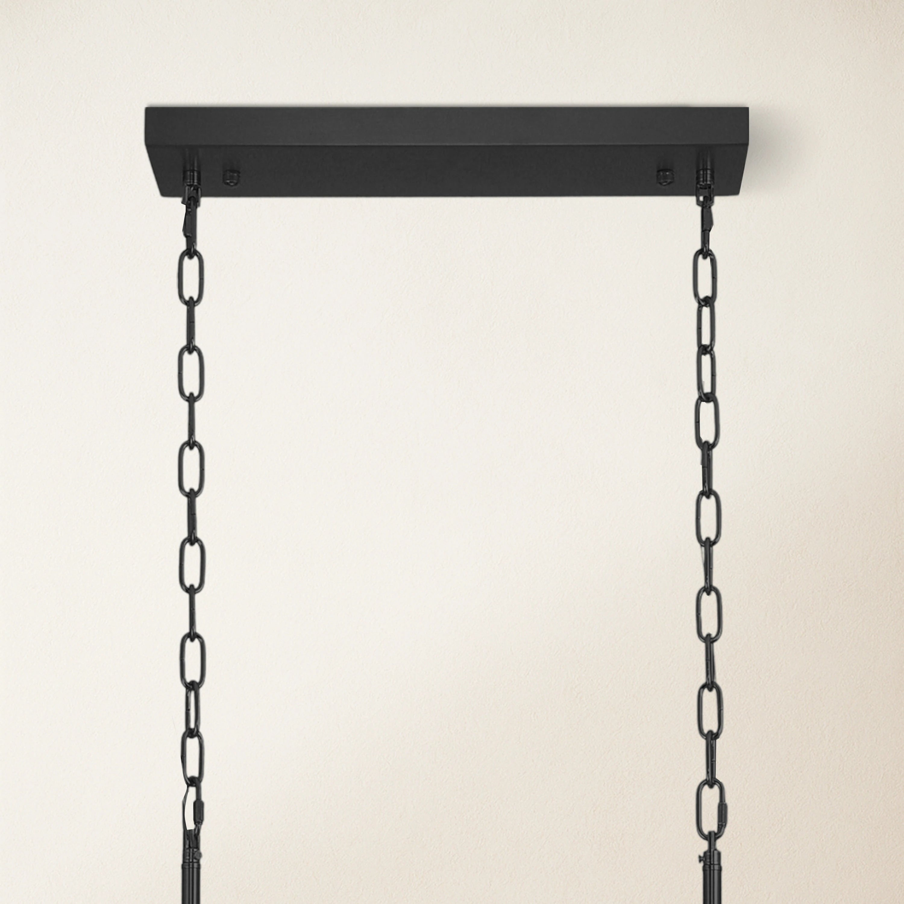 Caldera Alabaster Rectangular Chandelier 100cm