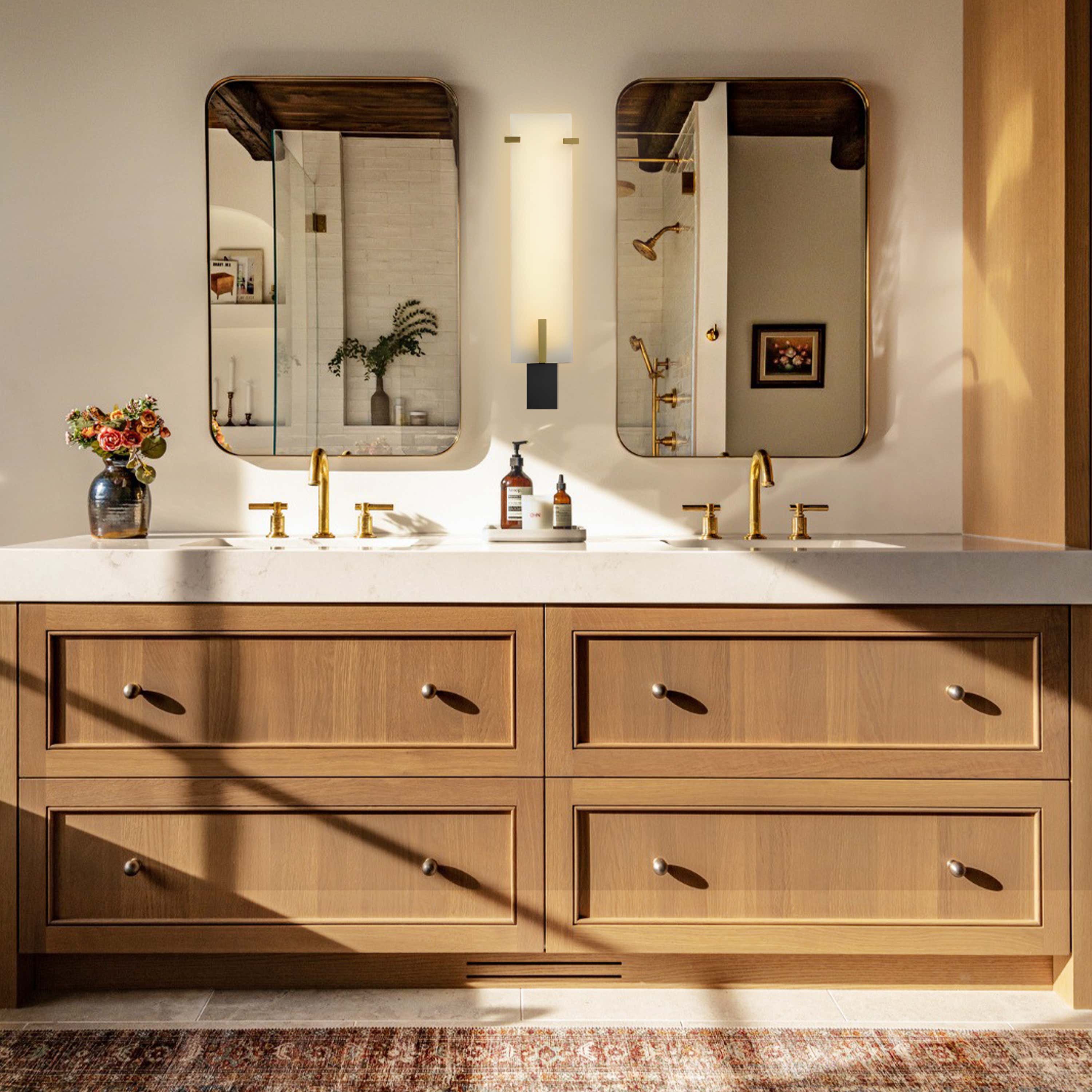 Janina Stable Alabaster Personality Wall Sconce 86.5cm H