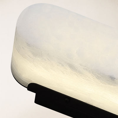 Valora Alabaster Capsule Wall Sconce