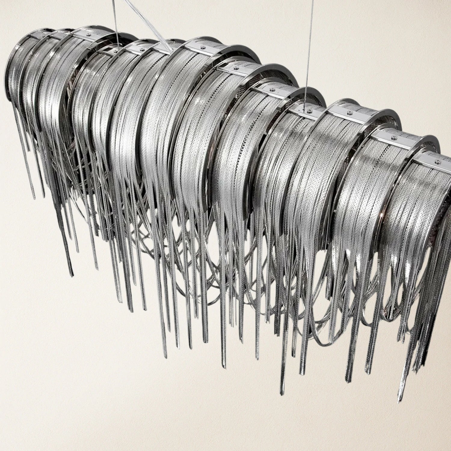 Teresa Cadena Chain Tassel Dining Room Chandelier 109cm W