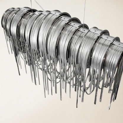 Teresa Cadena Chain Tassel Dining Room Chandelier 109cm W