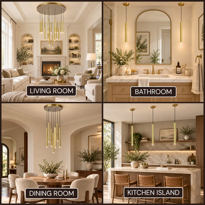 Lyrion Crystal Cylinder Round Chandelier 48"D
