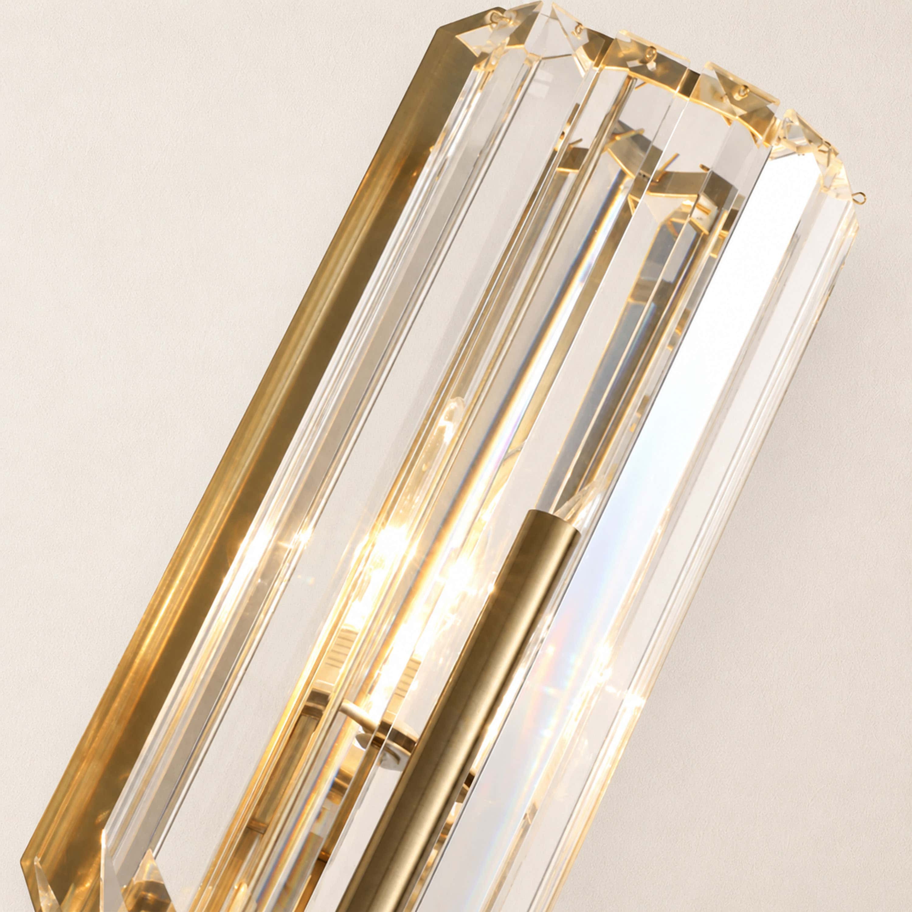 Kaelith Crystal Linear Wall Sconce