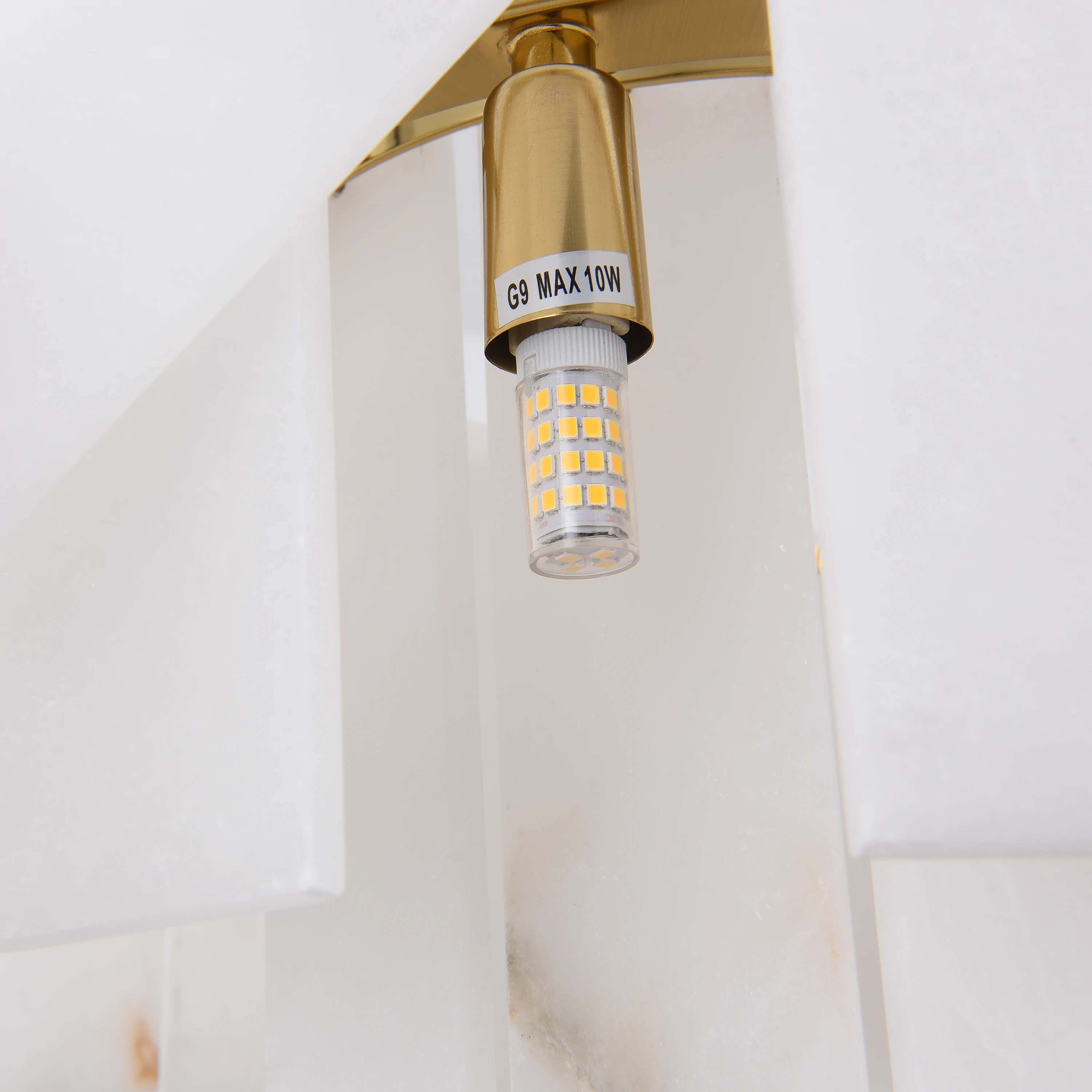 Sawyer Alabaster Oval Chandelier 40"