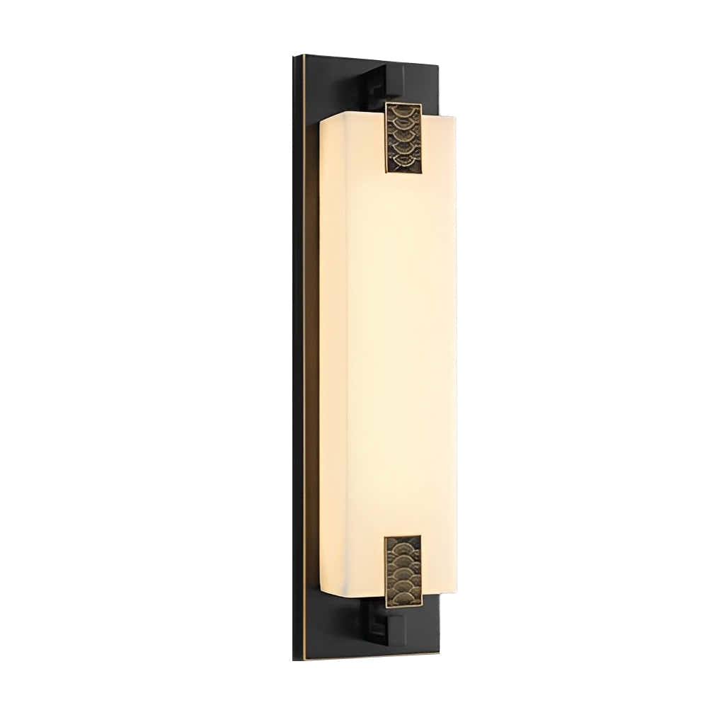 Glimmermist Copper LED Outdoor Wall Light