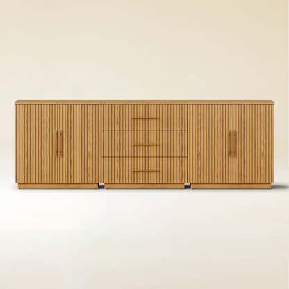 Holt Oak Modular Media Console (Set of 3)