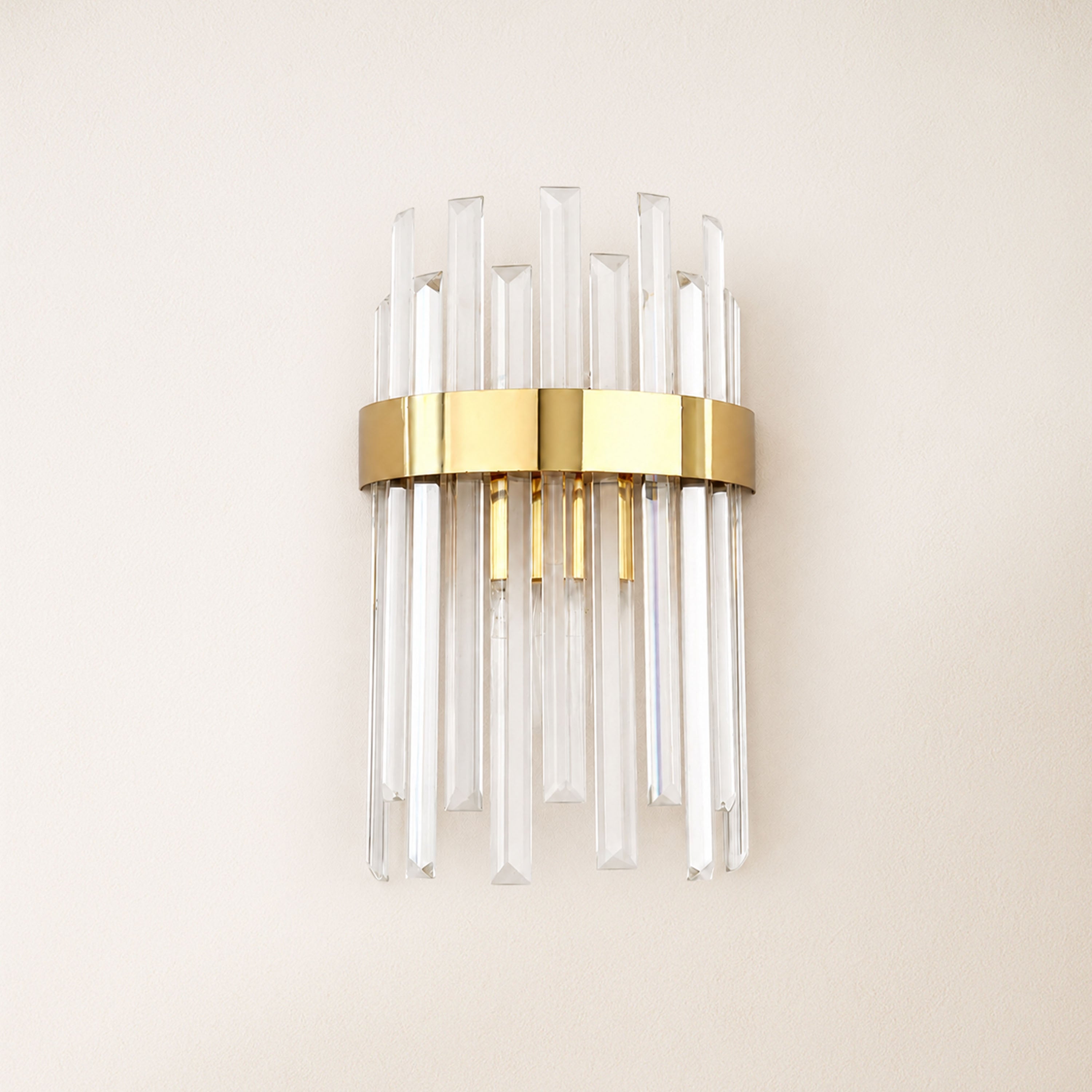Oryana Crystal Icicle Wall Sconce 7.9"