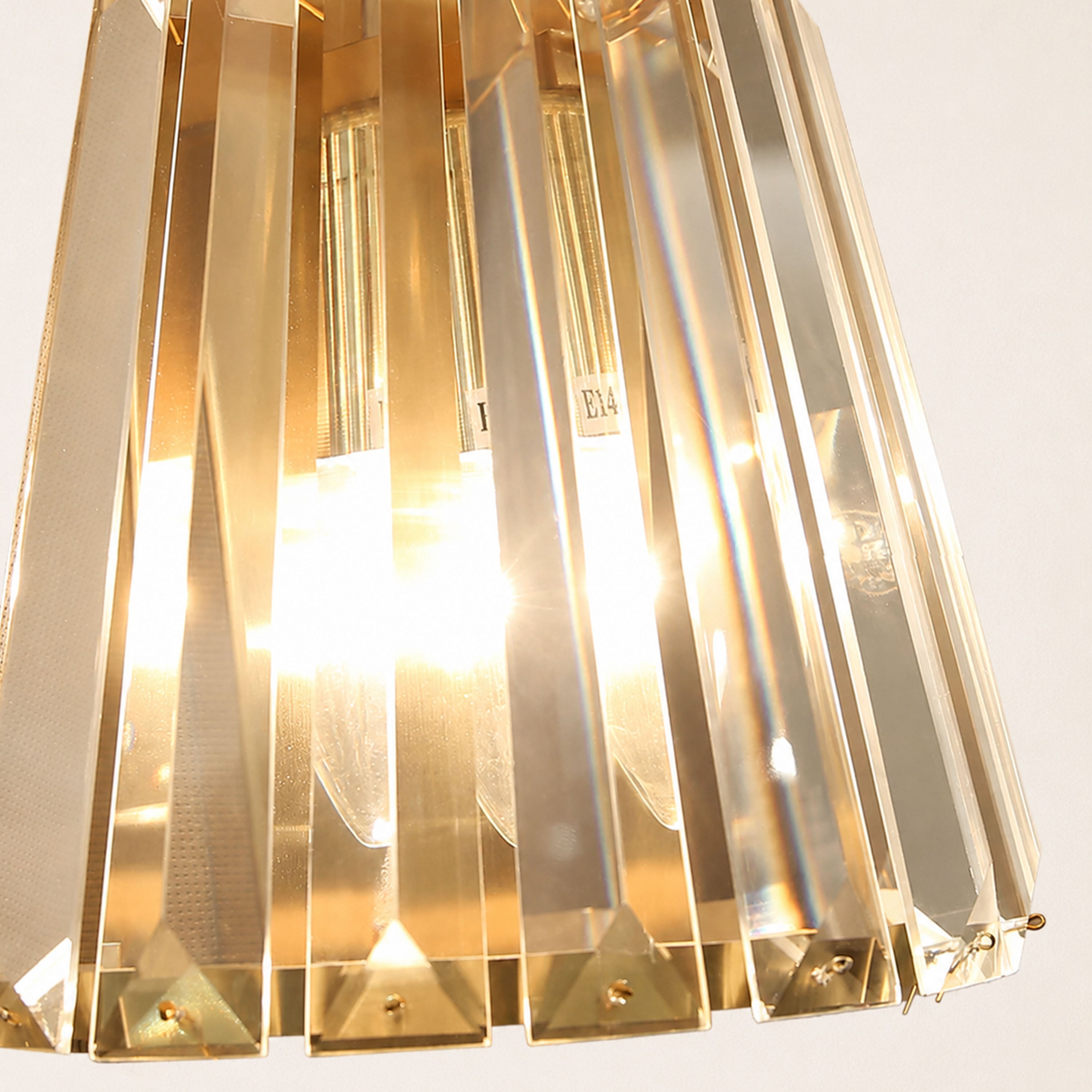 Lyrsolara Crystal Wall Sconce