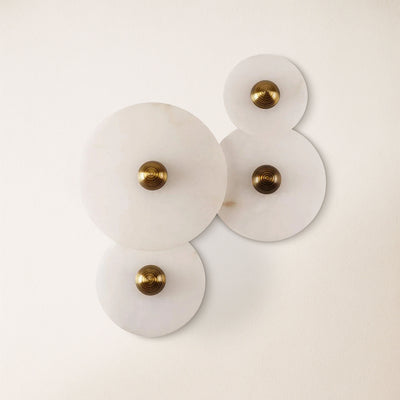 Miles Alabaster Wall Lamp 30cm D