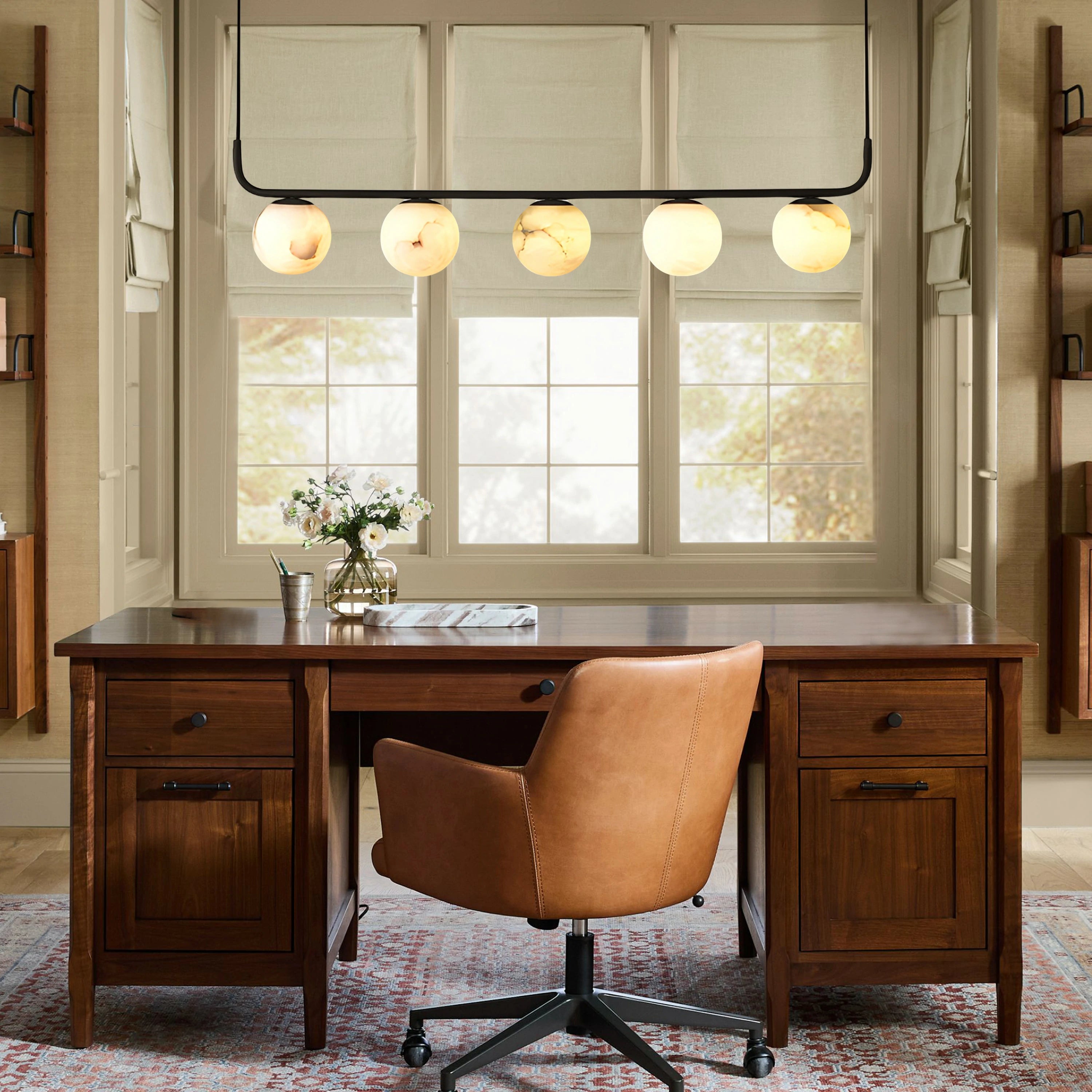 Betrica Alabaster Linear Chandelier