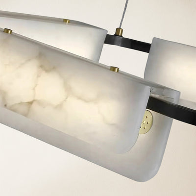 Deli Alabaster Chandelier 60cm D