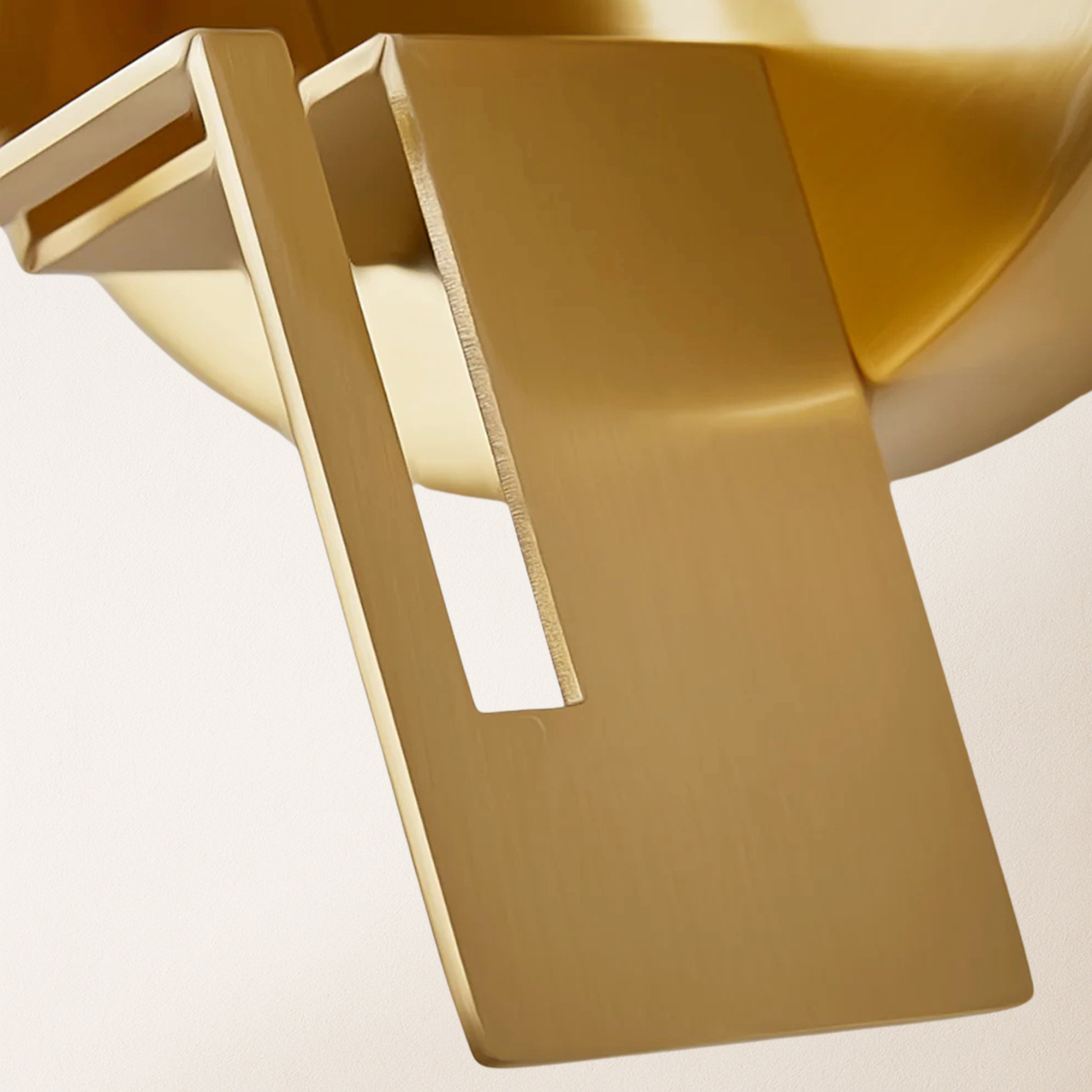 M Letter Alabaster Dish Wall Sconce 20cm D