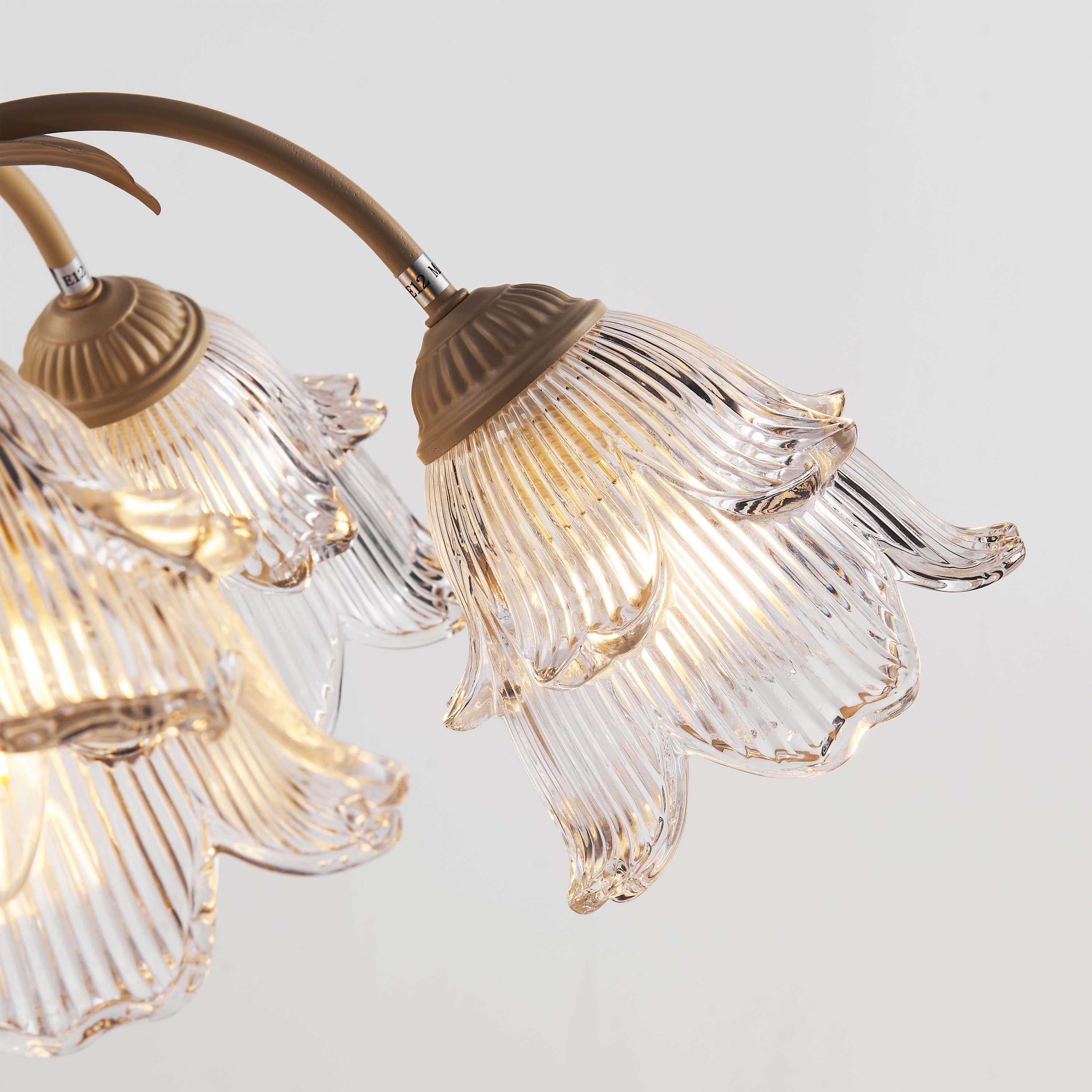 GlowMuse Crystal Round Chandelier 68cm D