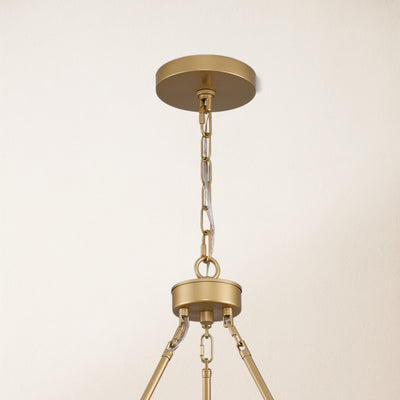 Vellum Round Chandelier 24"D