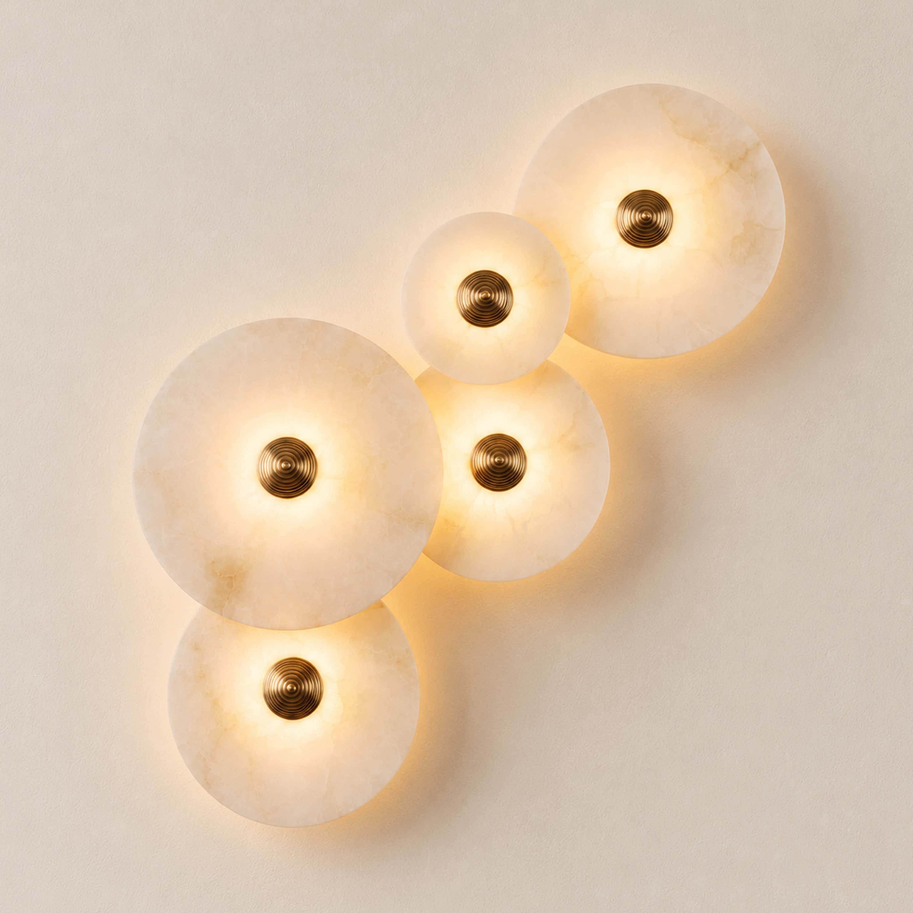 Miles Alabaster Multi-Lights Wall Sconce
