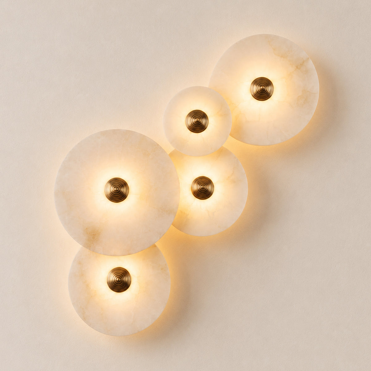 Miles Alabaster Multi-Lights Wall Sconce