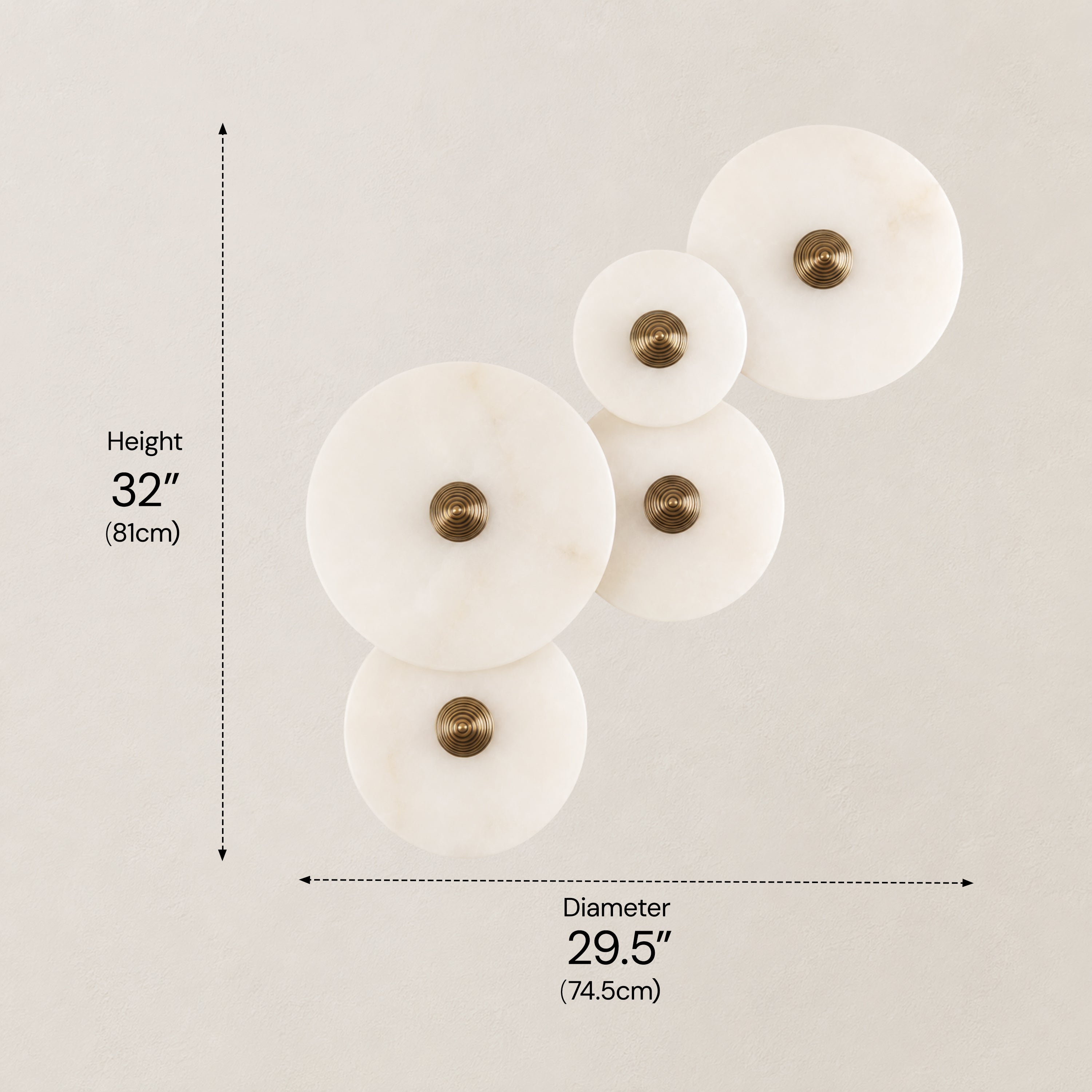 Miles Alabaster Multi-Lights Wall Sconce
