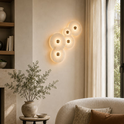 Miles Alabaster Multi-Lights Wall Sconce