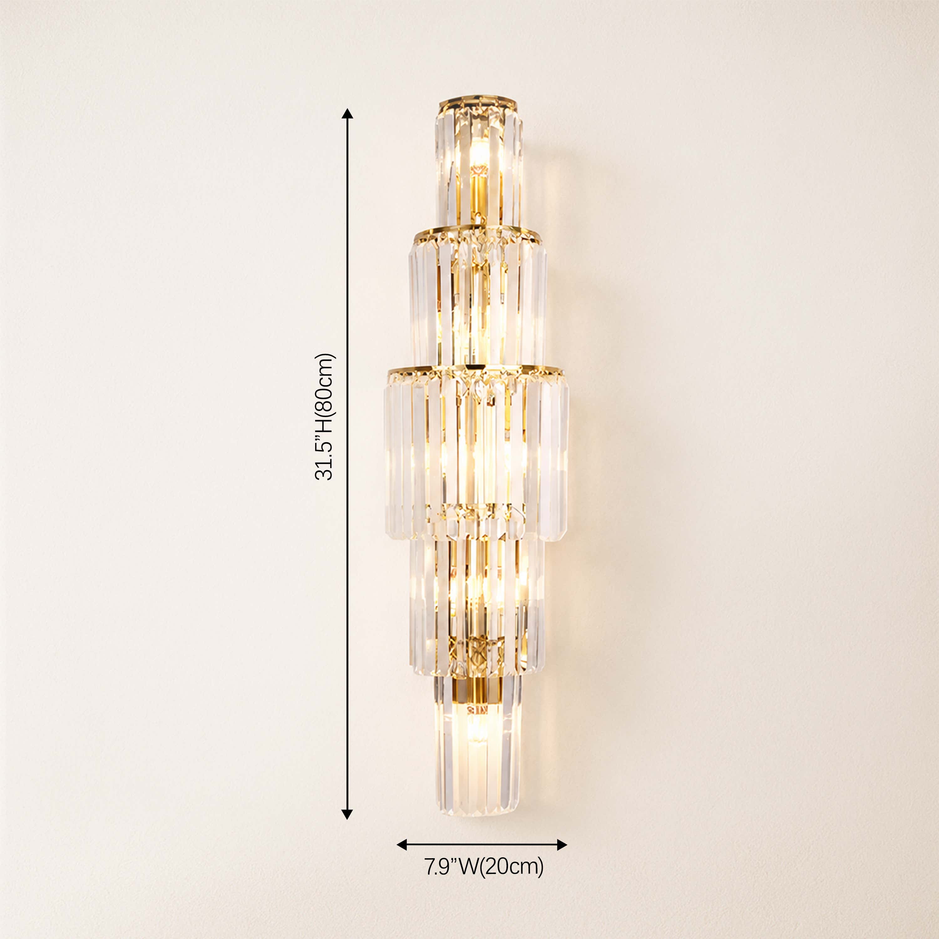 Elira Crystal Wall Lamp