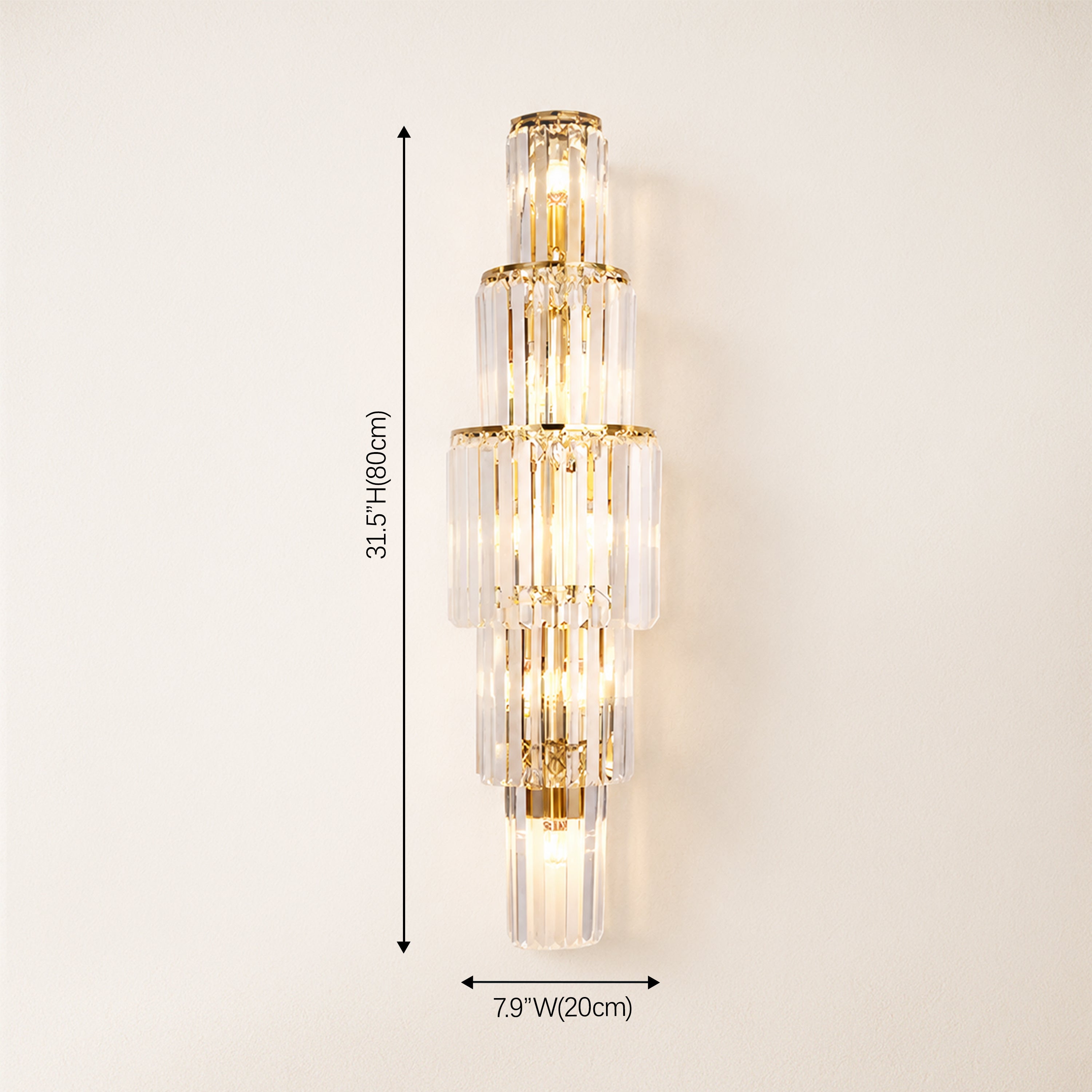 Elira Crystal Wall Lamp