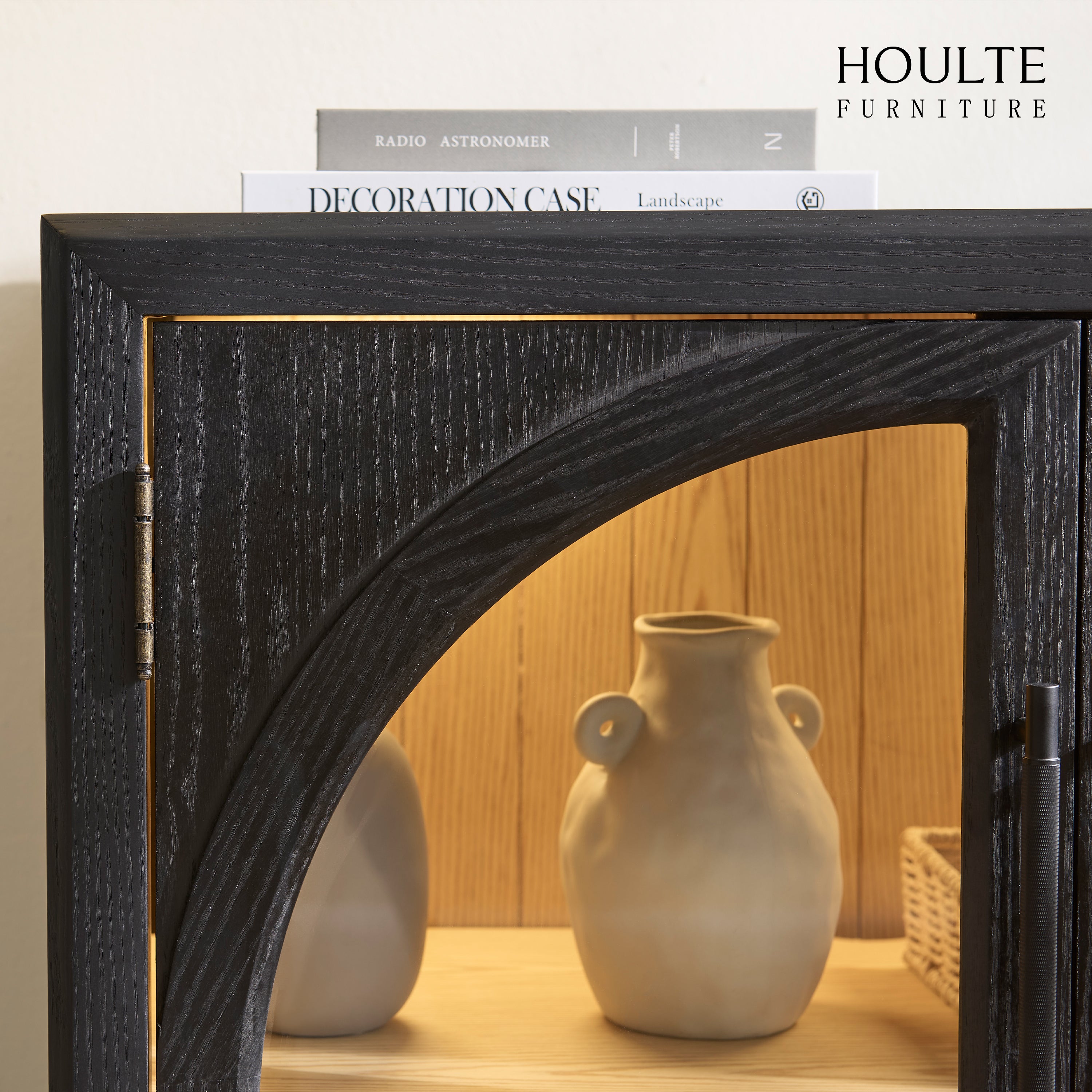 Alvar Arched Oak Modular Media Console(Set of 5)