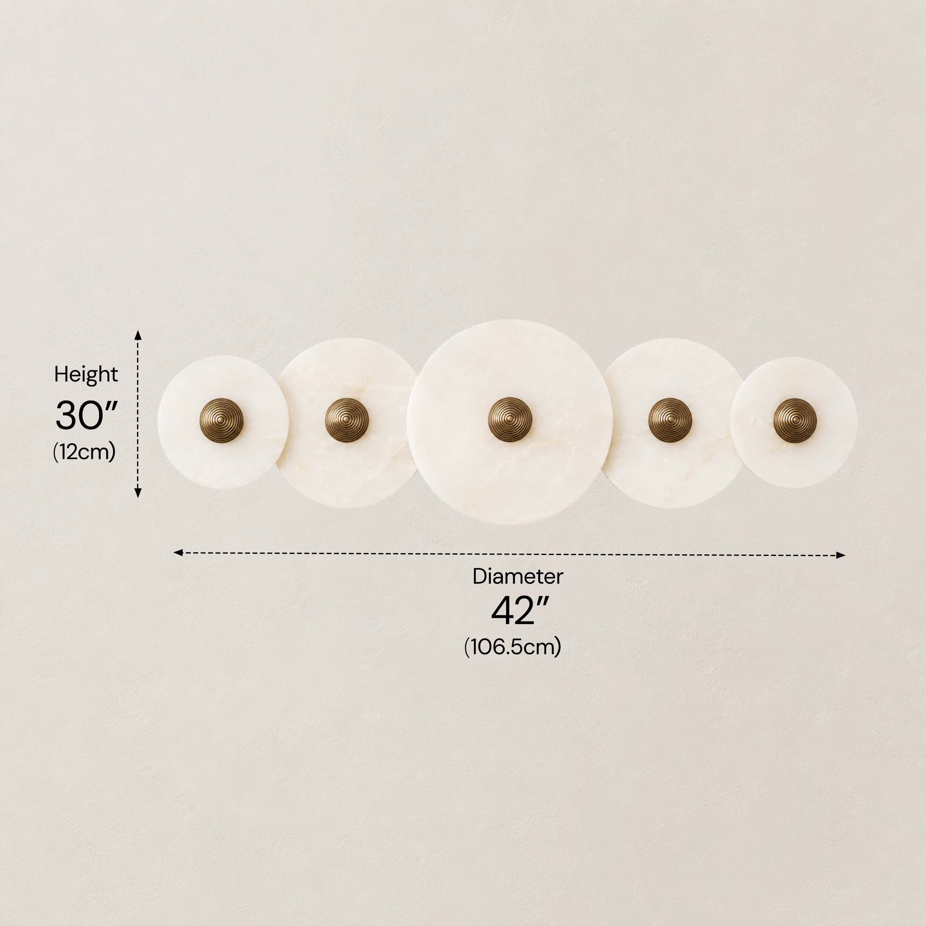 Miles Alabaster Multi-Lights Wall Sconce