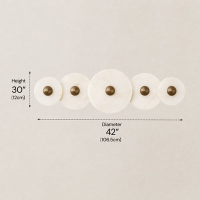 Miles Alabaster Multi-Lights Wall Sconce