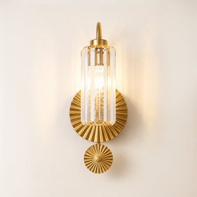 Plicate Crystal Wall Sconce
