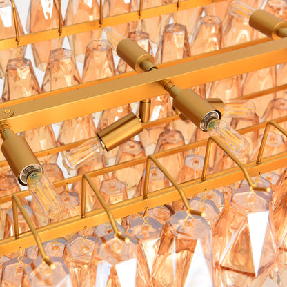 Celestial Drop Glass Crystal Glass Chandelier 137cm W
