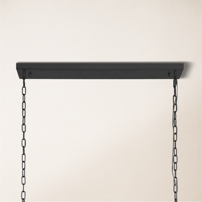 Nivislight Alabaster Rectangular Chandelier 140cm