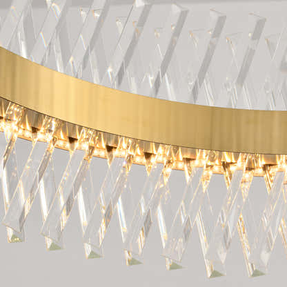 Vetro Prism Crystal Round Chandelier 60cm D